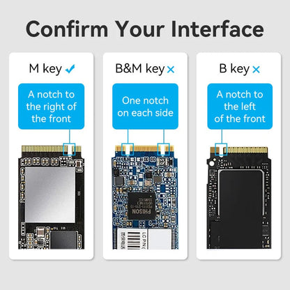 USB 3.1 Gen 1 Type-C M.2 NVMe SSD Enclosure
