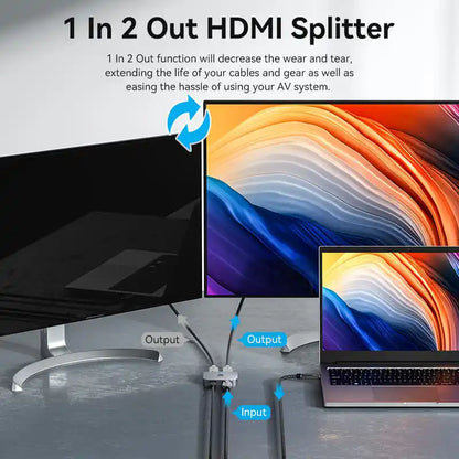 Vention 2-Port HDMI Bi-Direction 8K Switcher