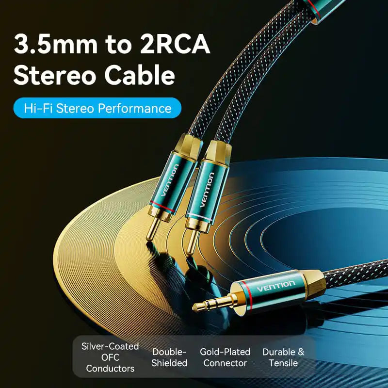3.5mm to RCA Audio Cable