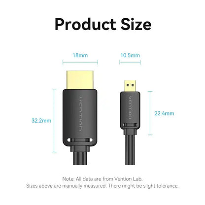 Micro HDMI 4K Cable