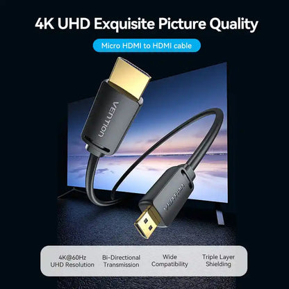 Micro HDMI 4K Cable