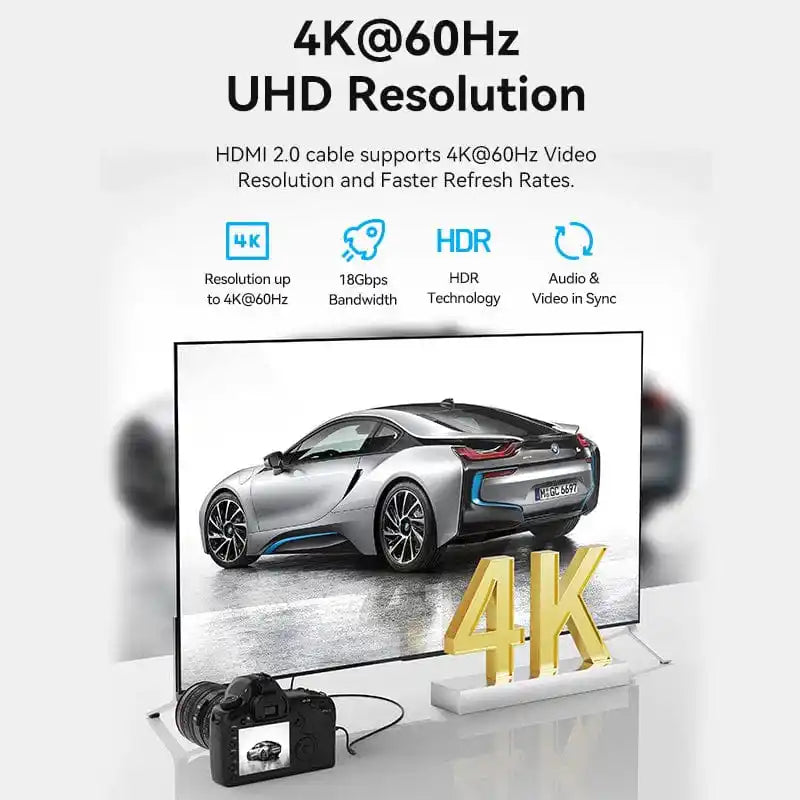 Micro HDMI 4K Cable
