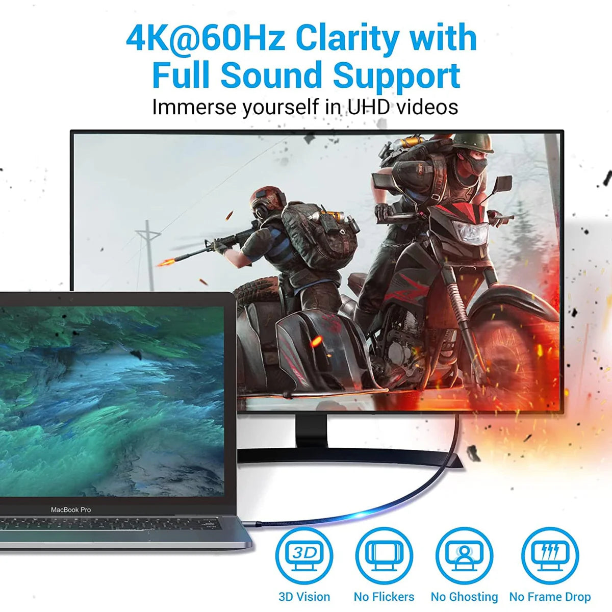 USB-C To HDMI 4K Cable