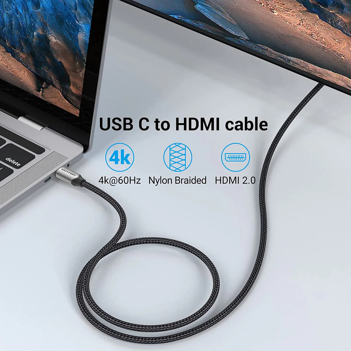 USB-C To HDMI 4K Cable