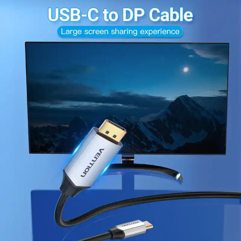 Braided USB-C to DisplayPort 4K Cable